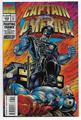 Buy Captain America #428 Fighting Chance Book Four Marvel 1994 We Combine Shipping • 1.99£