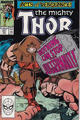 Buy THE MIGHTY THOR Vol. 1 #411 December 1989 MARVEL Comics - New Warriors • 57.94£