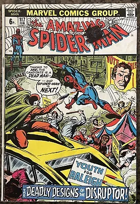 Buy Amazing Spiderman #117 - Vs The Disruptor! - (Marvel 1973) • 14.99£