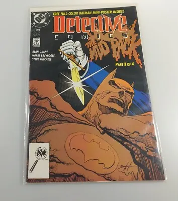 Buy Detective Comics #604 1989 DC Comics Board + Bag Free Ship! Includes Poster • 6.05£