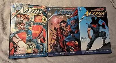 Buy Superman Dc Action Comics New 52 Graphic Novel Vol 1,2. & 3 • 12£