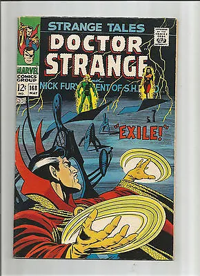 Buy STRANGE TALES #168 Grade 8.0 Silver Age Find! Doctor Strange & Nick Fury! • 39.42£