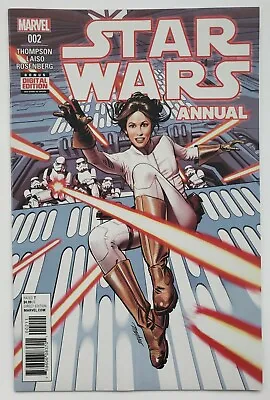 Buy Star Wars Annual #2 Thompson Leia Organa Solo Story Mayhew Variant A Marvel 2017 • 2.37£