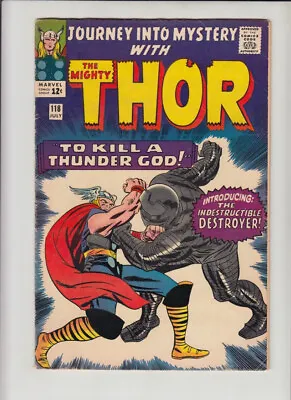 Buy JOURNEY INTO MYSTERY #118 VG/FN 1st DESTROYER!! • 67.96£