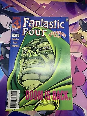 Buy Fantastic Four #406 VF 1st Appearance Of Hyperstorm Dr Doom Cvr Marvel 1995  • 10£