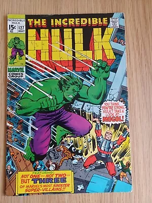 Buy Incredible Hulk 127 - 1970 - 1st Mogol • 14.99£