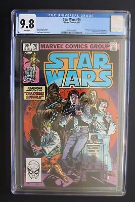 Buy Star Wars #70 1st Cameo BOSSK 1983 Luke Leia HAN SOLO Chewbacca CAST-c CGC 9.8 • 173.14£