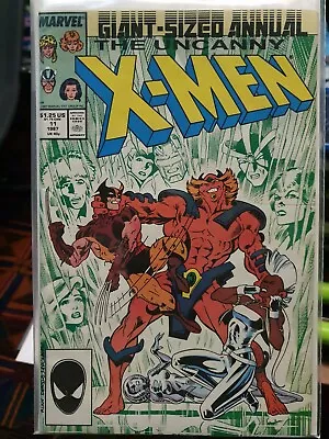 Buy 1987 Marvel Comics The Uncanny X-men Annual 11 Vf+/nm • 4.21£