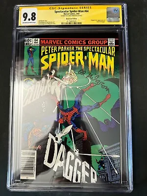 Buy Spectacular Spider-Man #64 CGC 9.8 Signed Milgrom 1st Cloak & Dagger Newsstand • 1,025.03£
