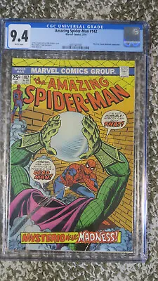 Buy Spider-Man #142 Mar 1975  CGC 9.4 White Pages • 161.38£