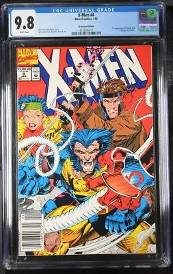 Buy X-men #4 Cgc 9.8 1st Omega Red Jim Lee Newsstand White Pages • 197.64£