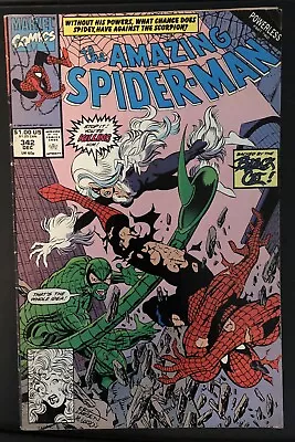 Buy Amazing Spider-Man #342 (Marvel, December 1990) Ft. Scorpion & Black Cat • 5.51£
