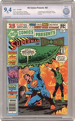 Buy DC Comics Presents #26 CBCS 9.4 1980 0001418-AA-005 1st App. New Teen Titans • 324.15£