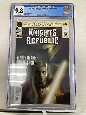 Buy Star Wars : Knights Of The Old Republic #40 Dark Horse Comics CGC Graded 9.8 • 156.48£