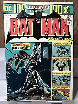 Buy Batman #255 1974, DC Comics 1st Anthony Lupus Werewolf Neal Adams Cover Comic • 19.18£