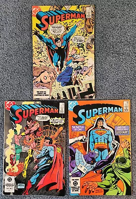 Buy Superman 392,396,398 DC 1984 Lana Lang Chain Bondage Curt Swan VF To NM- • 20.10£