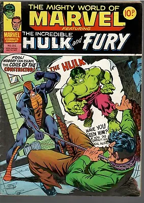 Buy #272 1977 14 December The Mighty World Of Marvel Starring The Incredible Hulk  • 5£