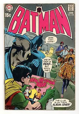 Buy Batman #222 VG- 3.5 1970 • 127.92£