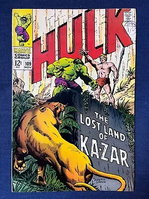 Buy The Incredible Hulk 109 (1968) • 4.99£