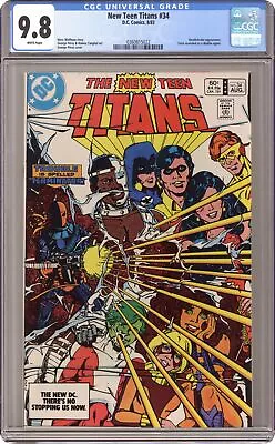 Buy New Teen Titans #34 CGC 9.8 1983 0360815022 • 98.83£