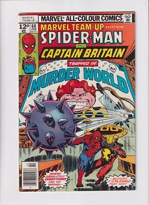 Buy Marvel Team-Up (1972) #  66 UK Price (2.0-GD) Capt. Britain, Arcade, 1st Murd... • 6.75£