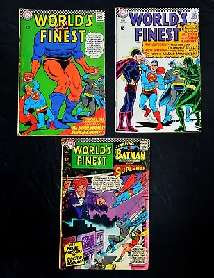 Buy World's Finest # 158, 159, 160 DC Comics Silver Age 1966 • 20£