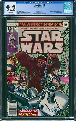 Buy Star Wars #3 CGC 9.2 First Printing White Pages • 79.86£
