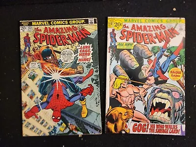 Buy Amazing Spider-Man #103 + 123 (Marvel Comics 1971) VG- Gil Kane Cover • 39.44£