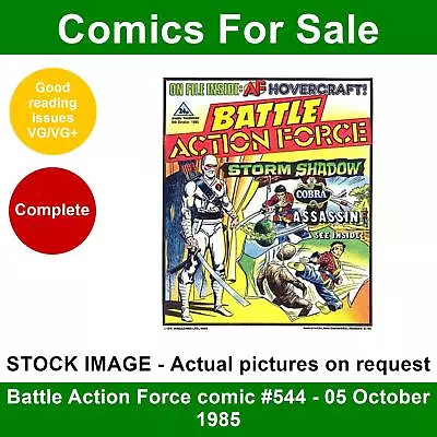 Buy Battle Action Force Comic #544 - 05 October 1985 - VG/VG+ • 3.99£
