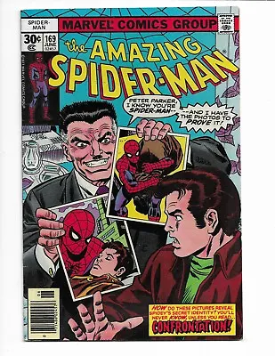 Buy Amazing Spider-man 169 - F+ 6.5 - Stan Lee Cameo - Harry Osborn (1977) • 16.88£