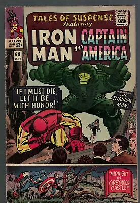 Buy Marvel Comics Tales Of Suspense 69 4.0 VG 1963 Iron Man America Avengers  • 44.99£