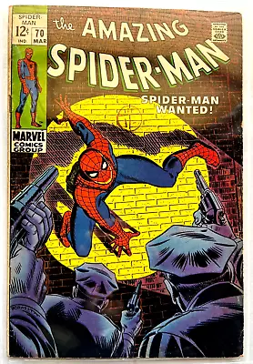 Buy =AMAZING SPIDER-MAN=#70 VG+ Kingpin 1st Vanessa Fisk Marvel Comic • 49£