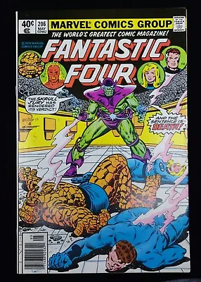 Buy Fantastic Four #206 (1979, Marvel Comics) Newsstand • 8.02£