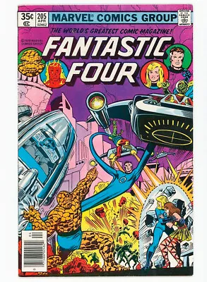 Buy Fantastic Four 205 Decent Copy 1st Nova Corps • 11.99£