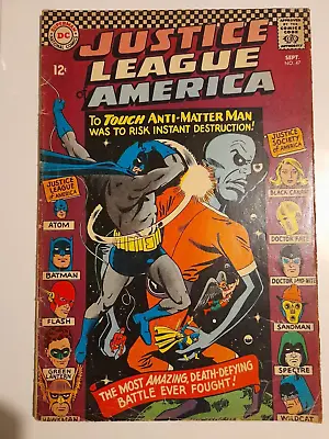 Buy Justice League Of America #47 Sept 1966 Good/VGC 3.0  Golden Age Spectre • 6.99£