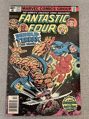 Buy Fantastic Four #211 Newsstand Variant 1st Appearance Terrax The Tamer • 15.77£