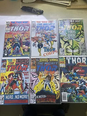 Buy Marvel Comics Lot Of 6 Thor 1991 1993 438 440 441 442 443 18 • 13.60£