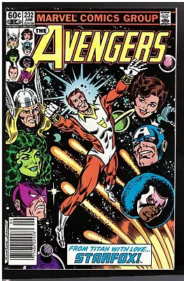 Buy Avengers 232 1983 Newsstand 8.5/vf+ 1st App Of Eros As Starfox-avenger Trainee! • 12.01£