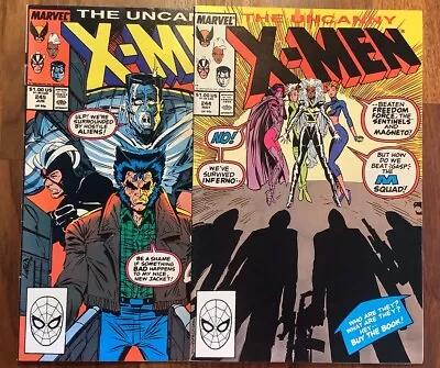 Buy UNCANNY X-MEN # 244 And 245 - FN/VF - First JUBILEE • 24.99£