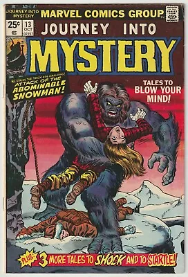 Buy Journey Into Mystery #13  (Marvel 1974) VFN • 14.95£