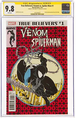 Buy True Believers Venom Vs Spider-Man #1 CGC 9.8 Signed STAN LEE ASM 300 McFarlane • 1,235.34£