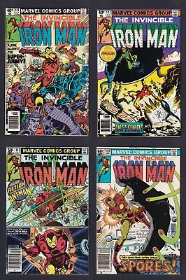 Buy Iron Man #127/137/151 & 157 Newsstands Marvel 1979 Demon In A Bottle Part 8 • 7.89£