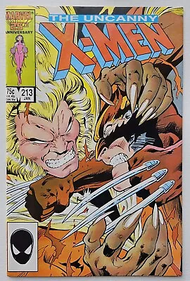 Buy Uncanny X-Men #213 (1987) 1st Cameo App Mister Sinister '97 Marvel  VF+ • 13.73£
