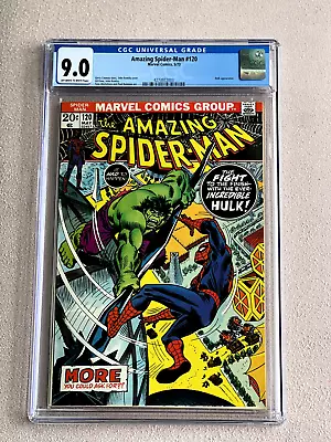 Buy Amazing Spider-Man 120 CGC 9.0  Classic Hulk Battle Romita Cover Bronze • 178.11£