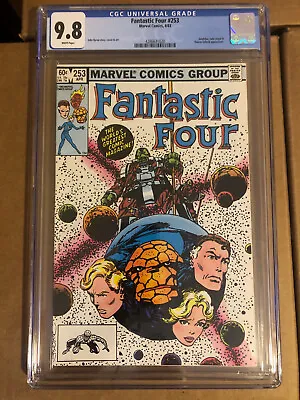 Buy Fantastic Four #253 CGC 9.8 W/White Pages (TOP POP!) Marvel 1983, New CGC Case • 72.28£