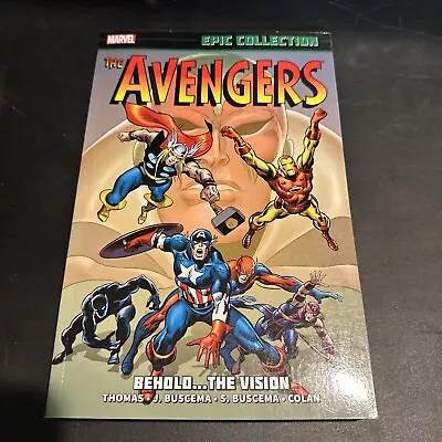 Buy Avengers Epic Collection Vol 4 Behold…the Vision TPB Complete Marvel Roy Thomas • 23.99£