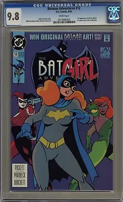 Buy Batman Adventures #12 Cgc 9.8 1st Harley! White Pages Dc Comics 1993 • 1,758.94£
