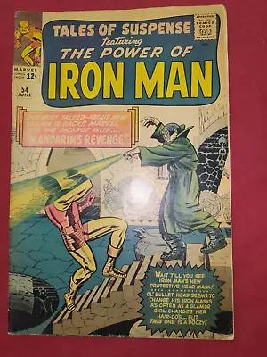 Buy TALES OF SUSPENSE #54 (Marvel 1964) 2nd Appearance Of The Mandarin! • 63.32£