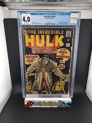 Buy Incredible Hulk #1 CGC 4.0 🔥 4409565001 💎 1962 • 22,866.28£