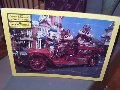 Buy Vintage Disneyland Donald Duck Chip N' Dale Frame-tray Puzzle Jaymar F/vf 1965 • 15.17£